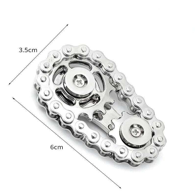 Metal Bicycle Chain Fidget Spinner