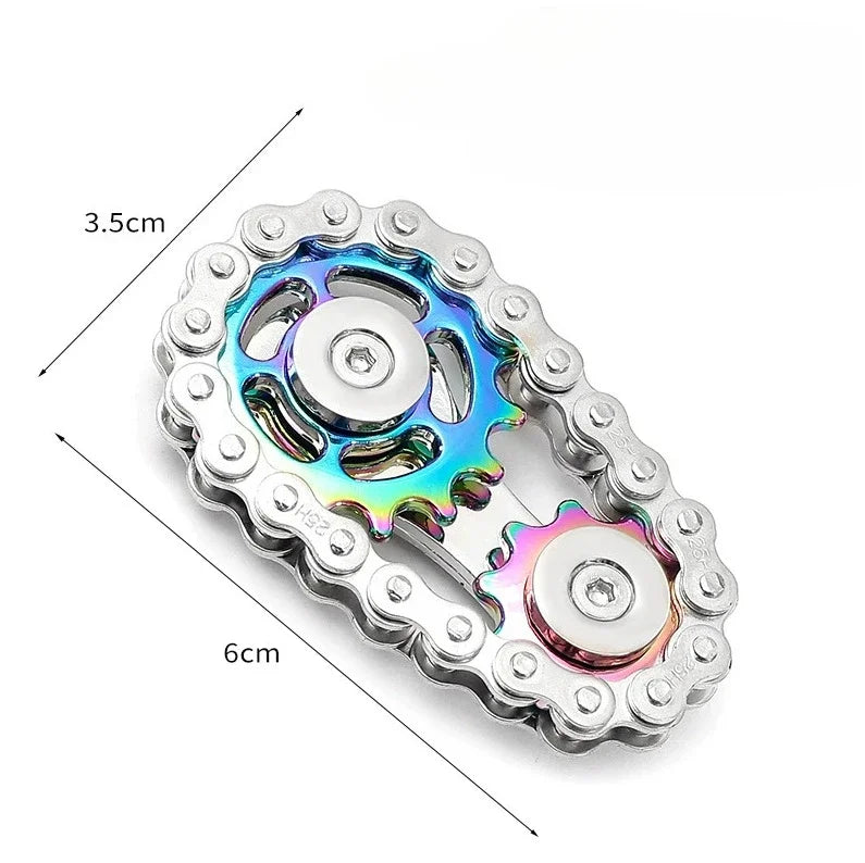 Metal Bicycle Chain Fidget Spinner