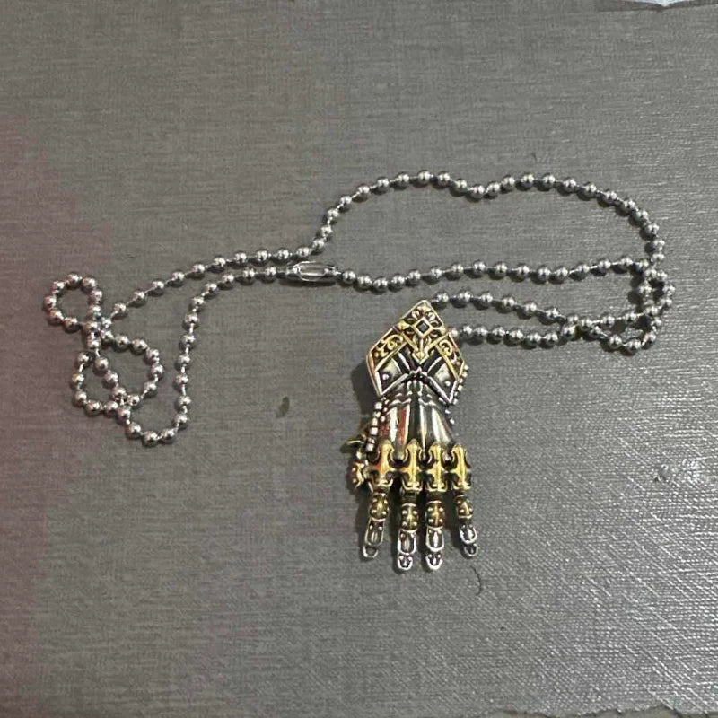 Mechanical Bionic Hand Pendant
