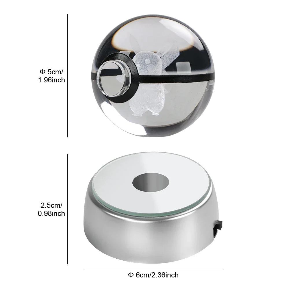 3D Crystal Pocket monster Ball