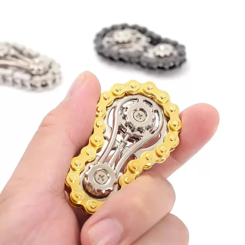 Metal Bicycle Chain Fidget Spinner